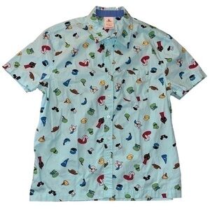 Disney Character Hats Woven Shirt M